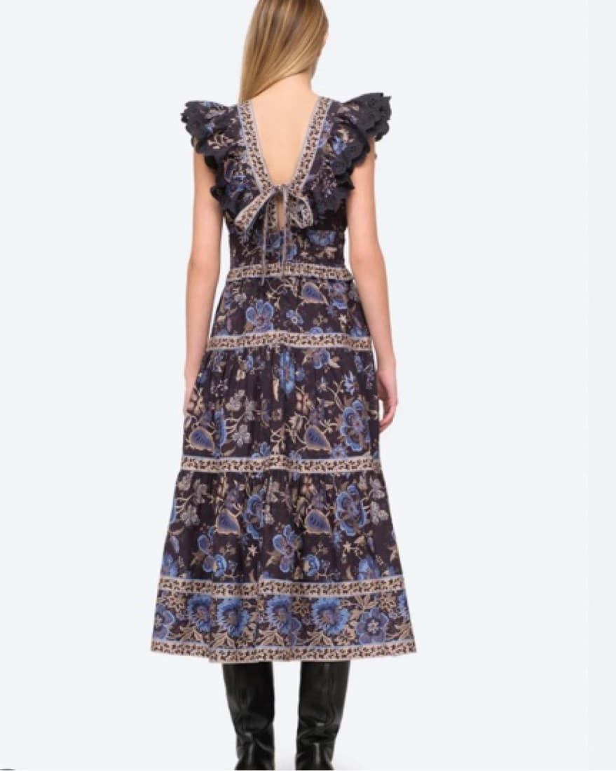 Sea Tess Dress- Navy - Image 2