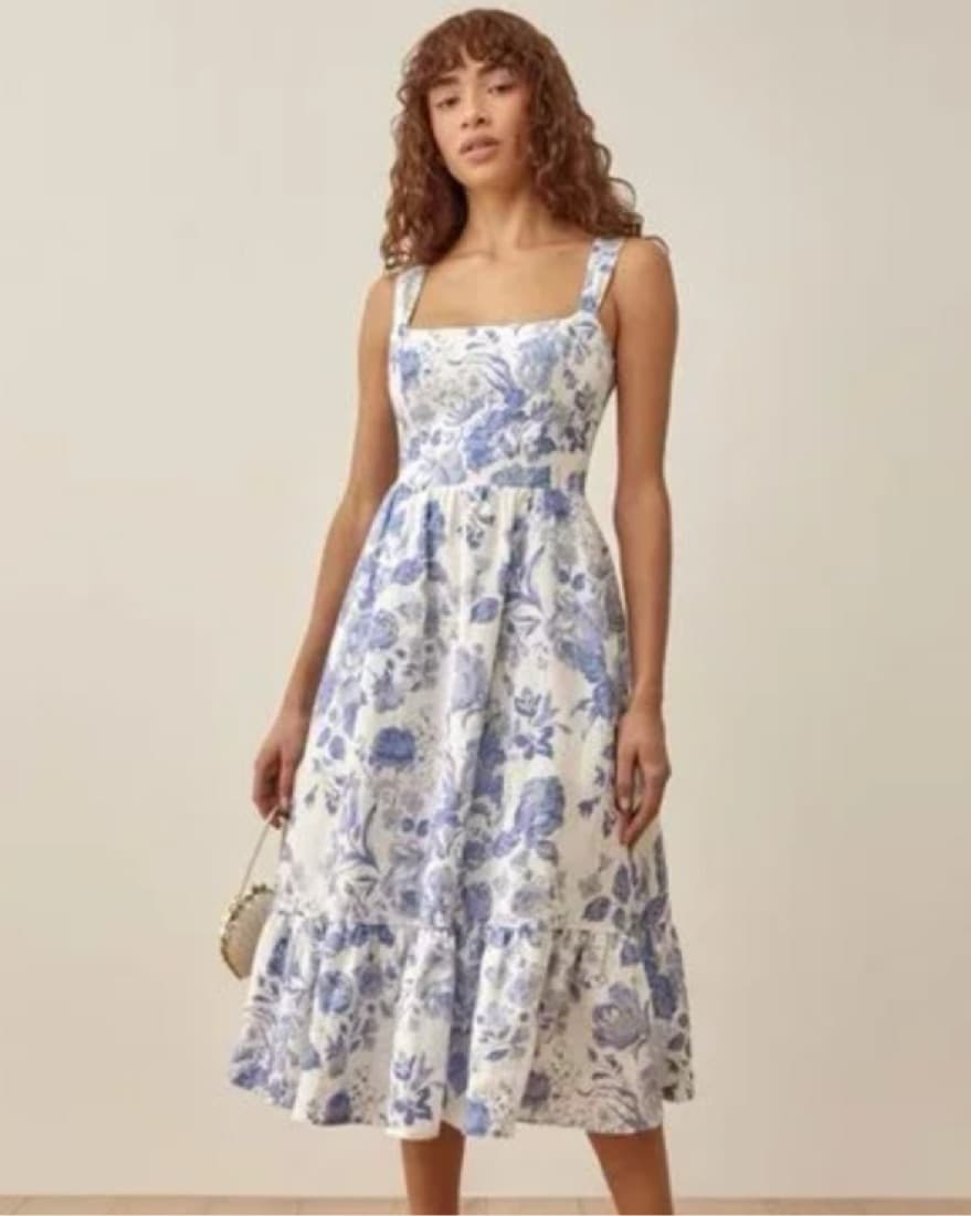 Reformation Bucatini Linen Dress - Image 1
