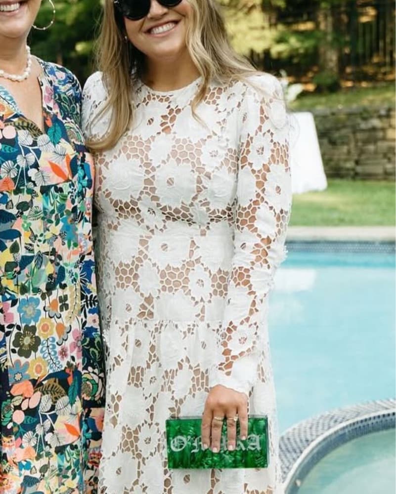 Self-Portrait White Maxi dress  - Image 4