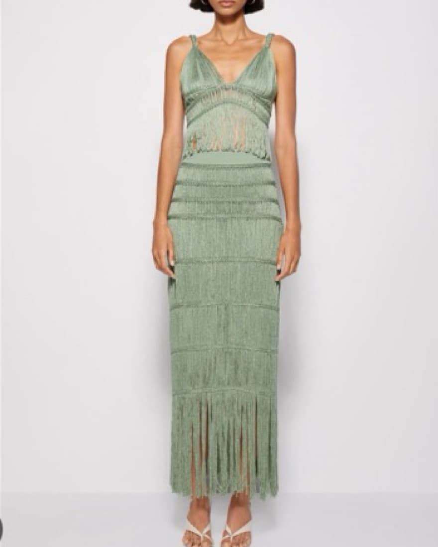 Jonathan Simkhai Macrame Top & Skirt SET - Image 1