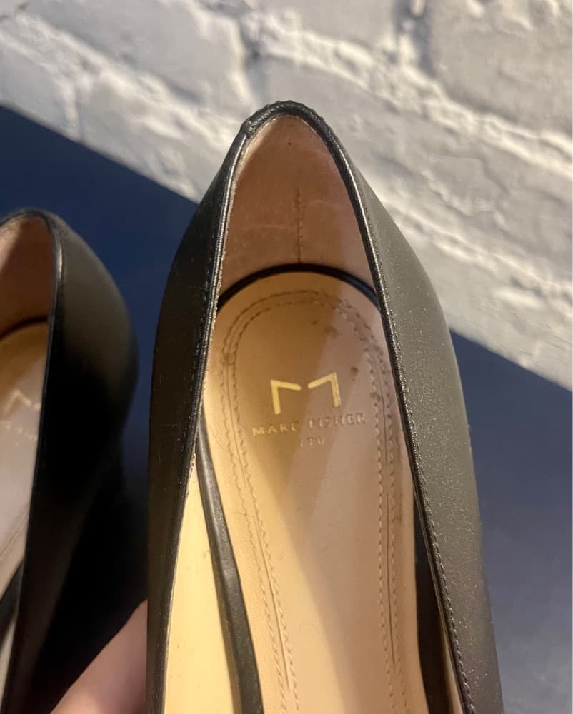 Sleek Black Leather Pumps - Image 4