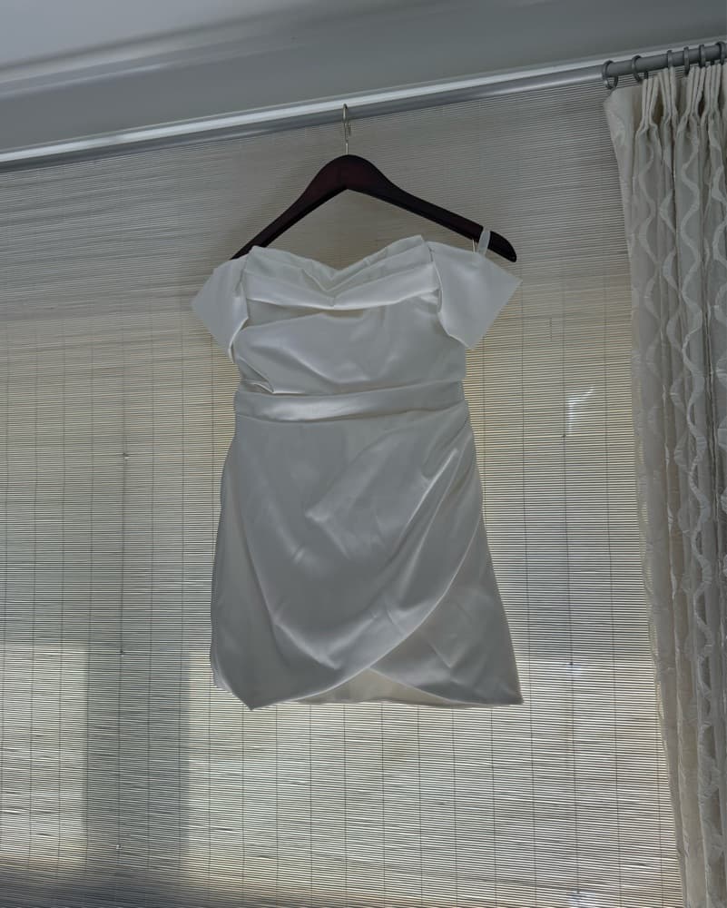 custom wedding dress w/ detachable train - Image 6
