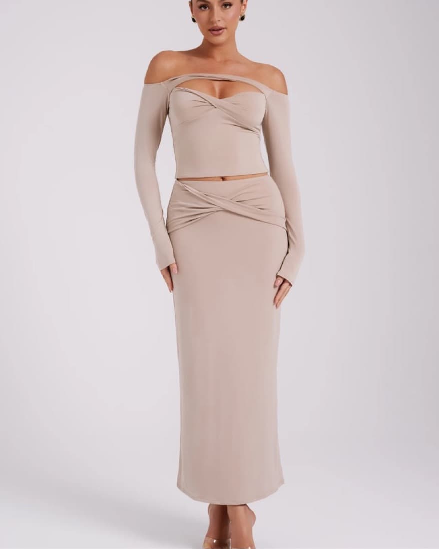 Meshki Taupe Two Piece Set - Image 2