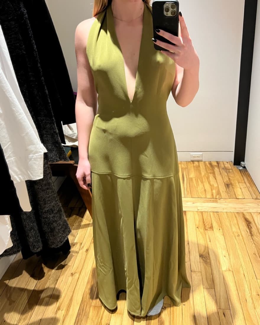 Proenza Schouler Twist Halter Dress - Image 2
