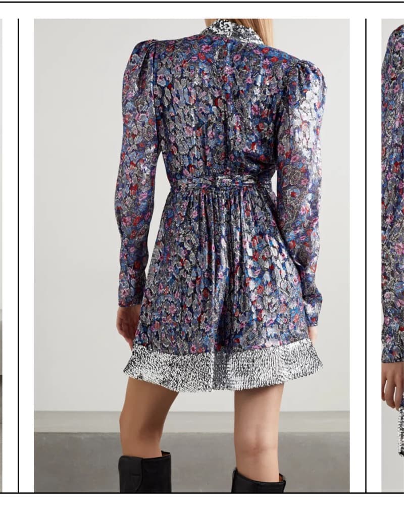 Isabel Marant Merenea Sequin Lamé Dress - Image 2