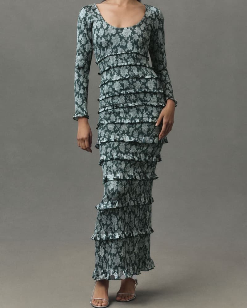 V. Chapman Lanie Long Sleeve Maxi Dress - Image 1