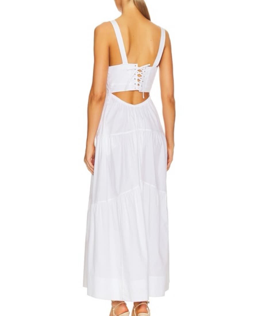 A.L.C. White Corset Maxi Dress - Image 3