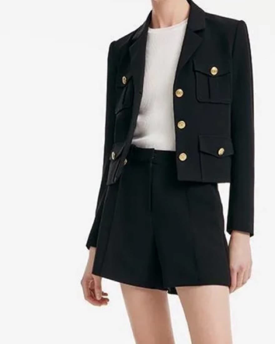 Goelia Cropped Blazer - Image 1