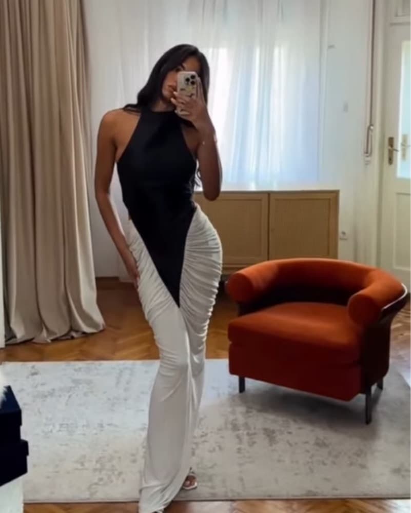 Black & White Gown - Image 2
