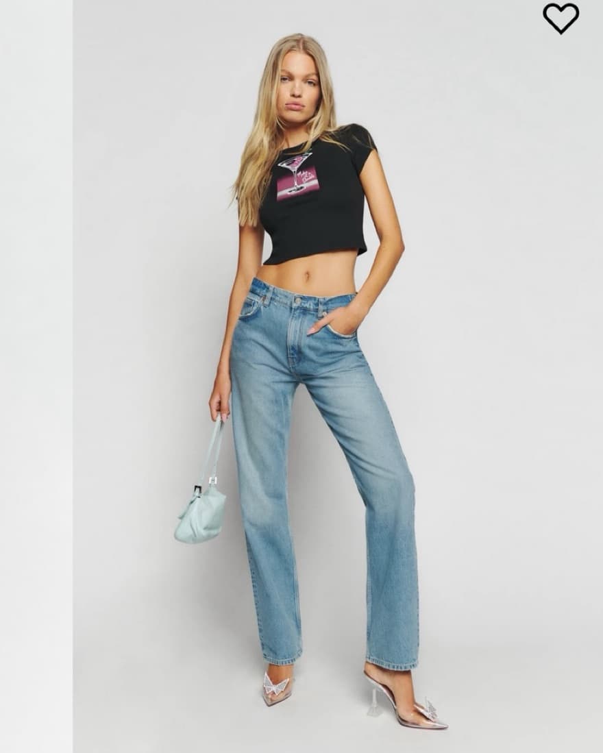 Reformation Martini T Shirt In Small!! - Image 3