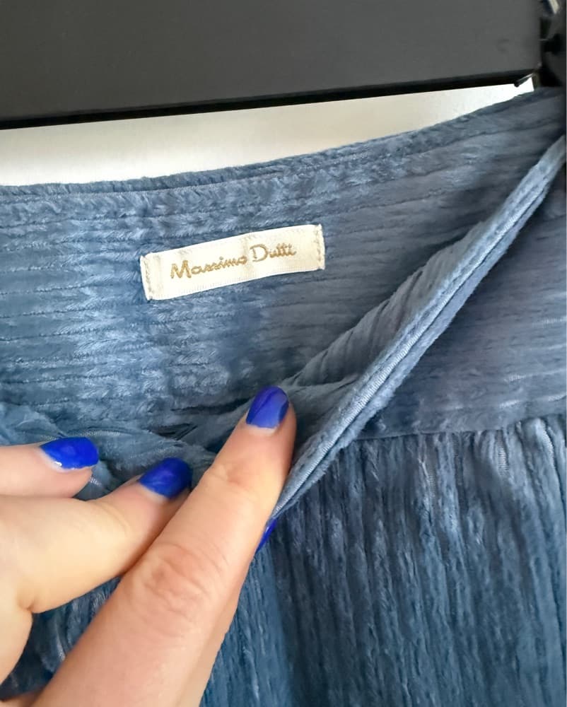 Massimo Dutti Pleated Palazzo Pants - Image 2