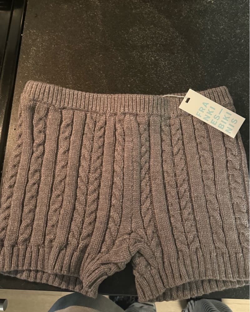 Cozy Cable Knit Shorts - Image 1