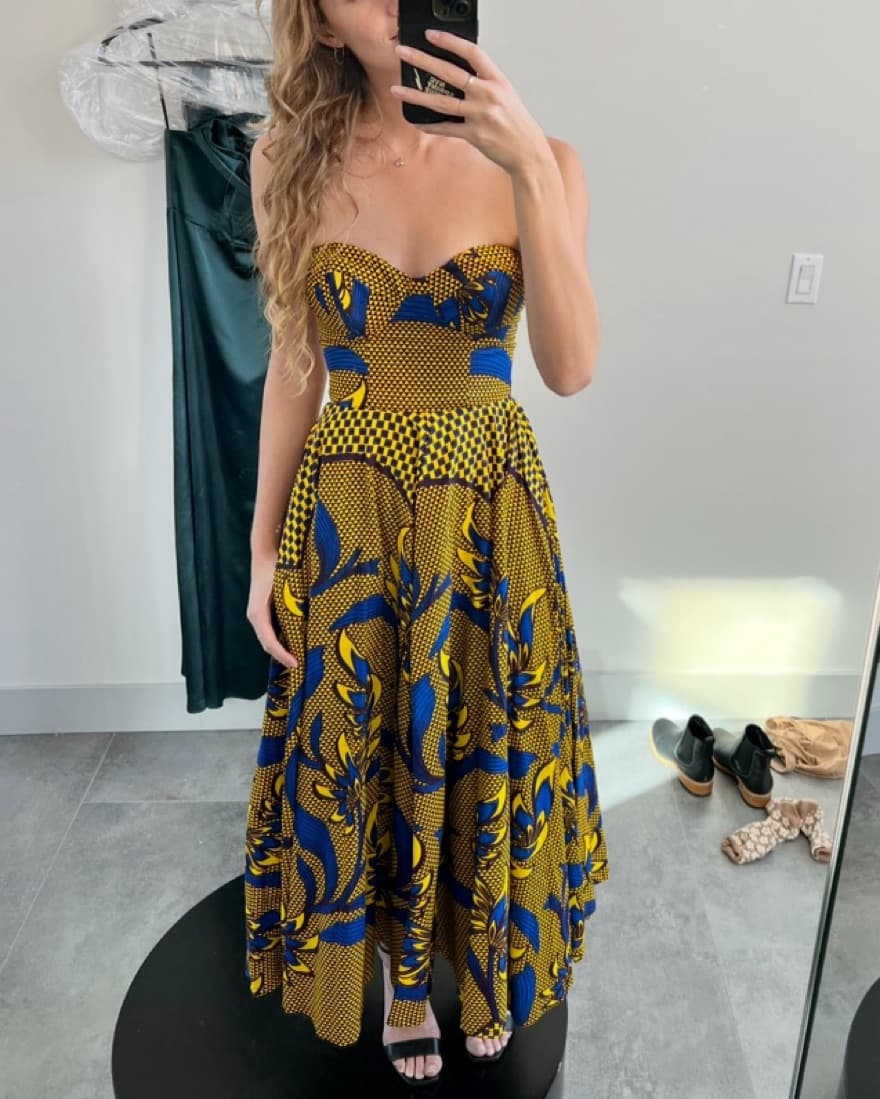 SIKA Strapless Maxi Dress - Image 2