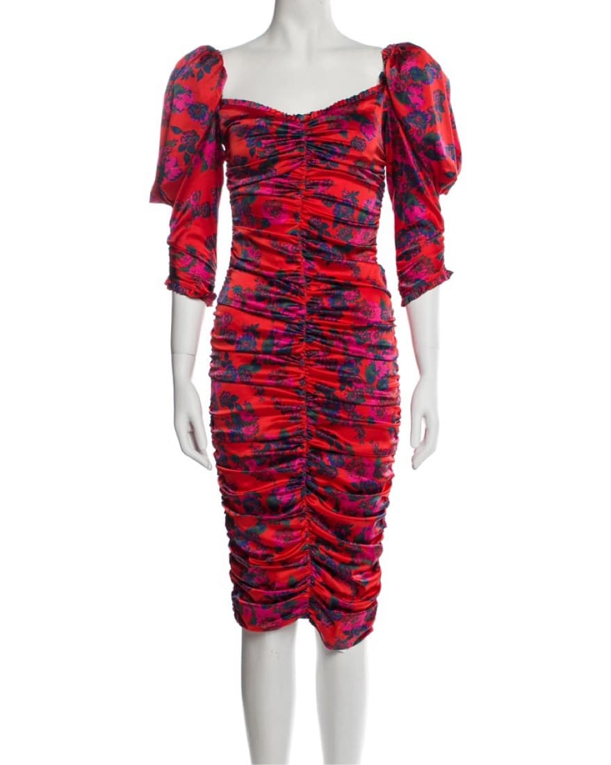 For Love and Lemons Monet Midi Dress - Image 3