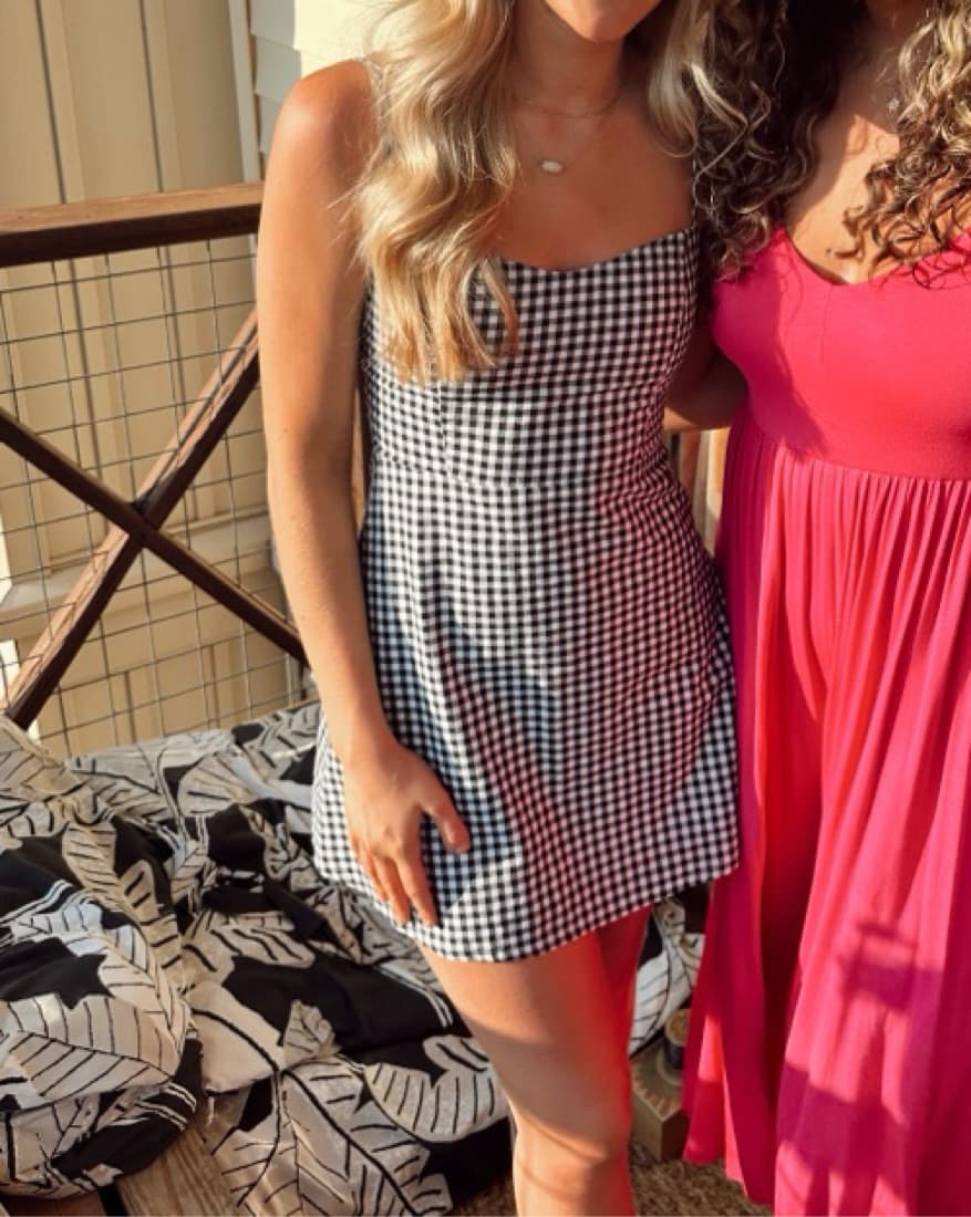 By The Way Gingham Mini Dress - Image 4