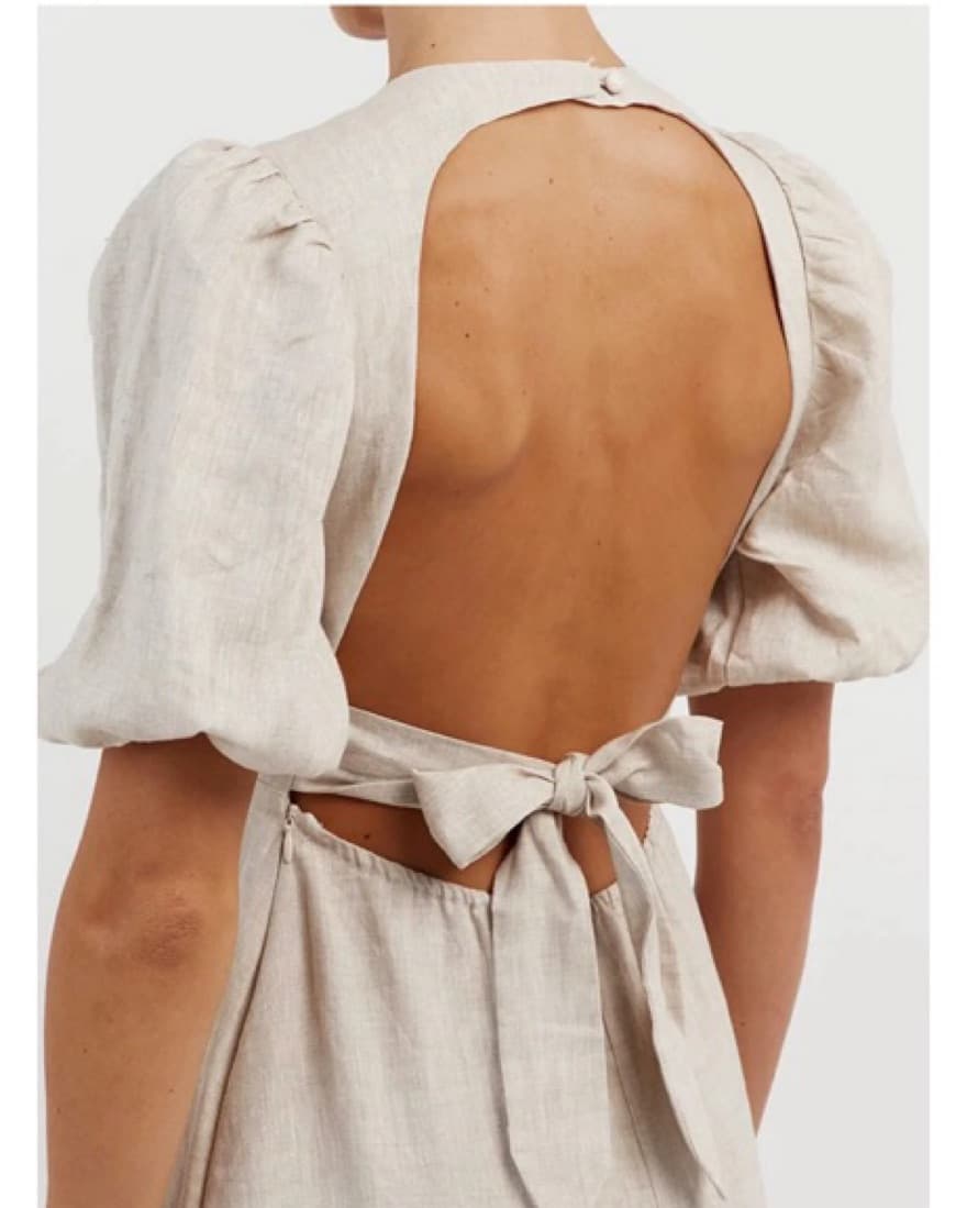 DISSH Petch Natural Linen Ring Midi - Image 3
