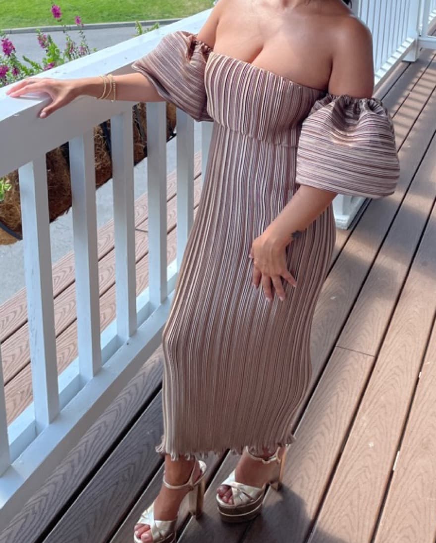 L'Idée Sirene Midi-Dress - Image 3