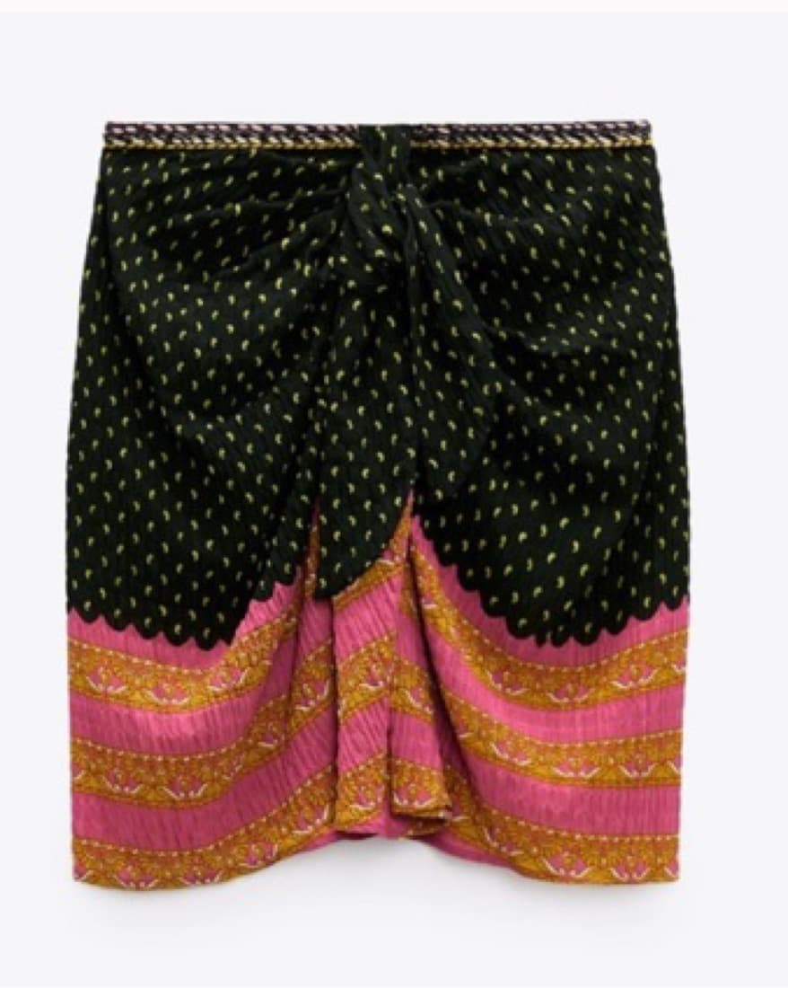 Printed Mini Skirt - Image 3