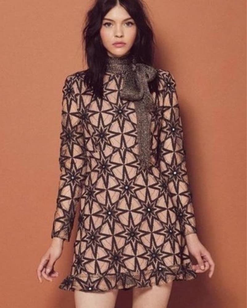 For Love & Lemons Metz Long Sleeve Dress - Image 1
