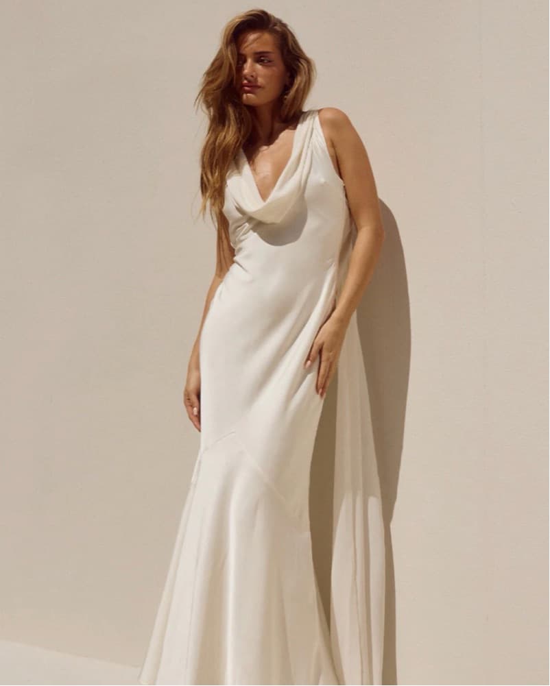 Runaway The Label Gabriella Dress Ivory - Image 1
