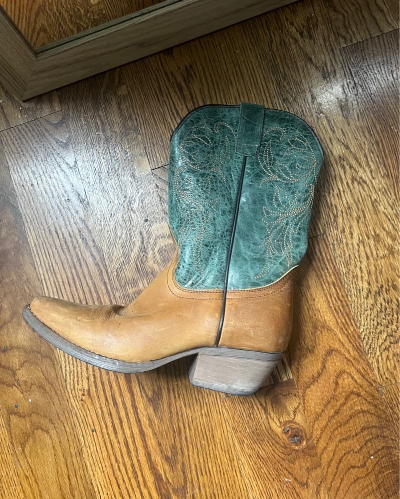 Cowgirl Boots - Green  - Image 1