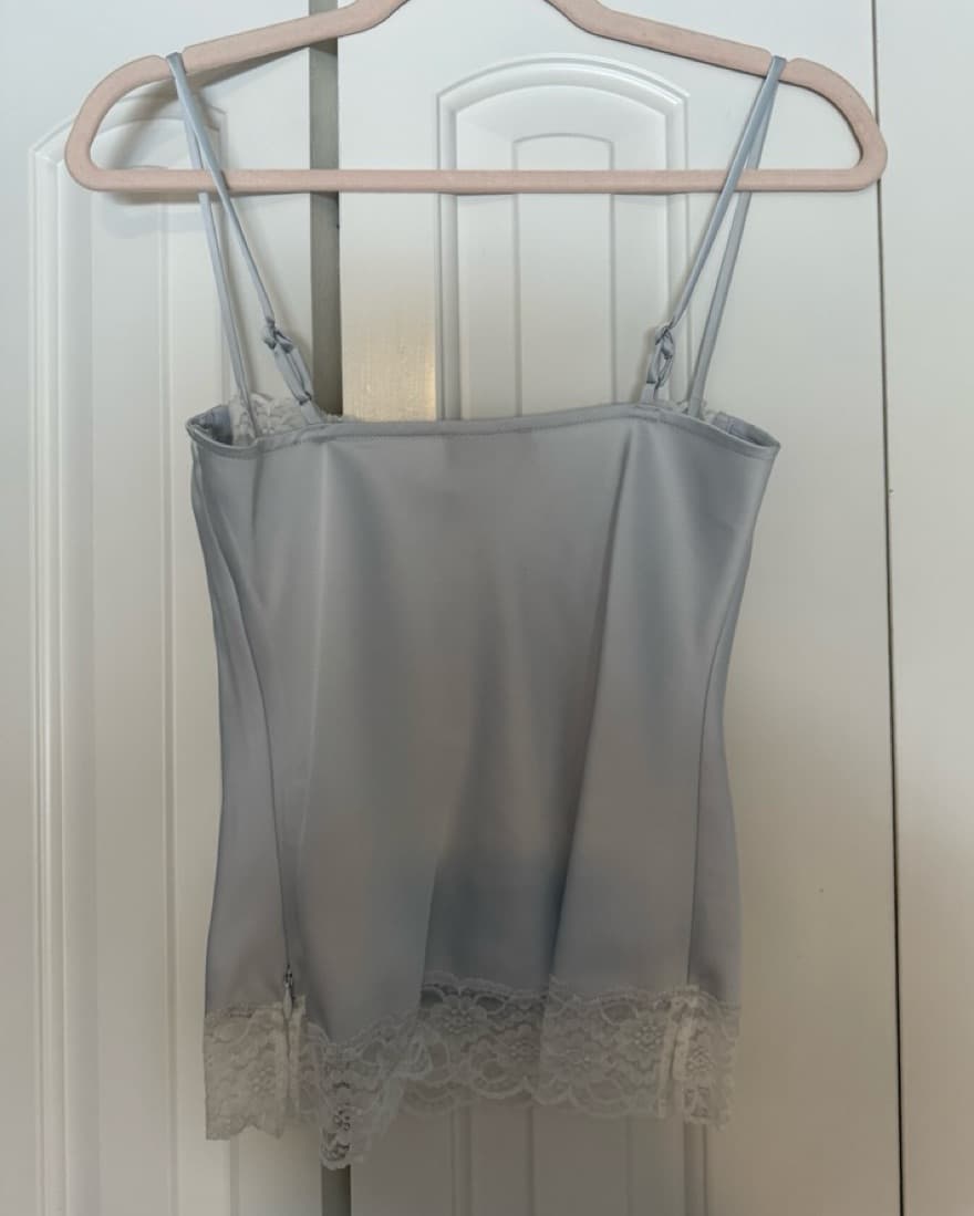 Majorelle Libbie Top In Light Blue - Image 4