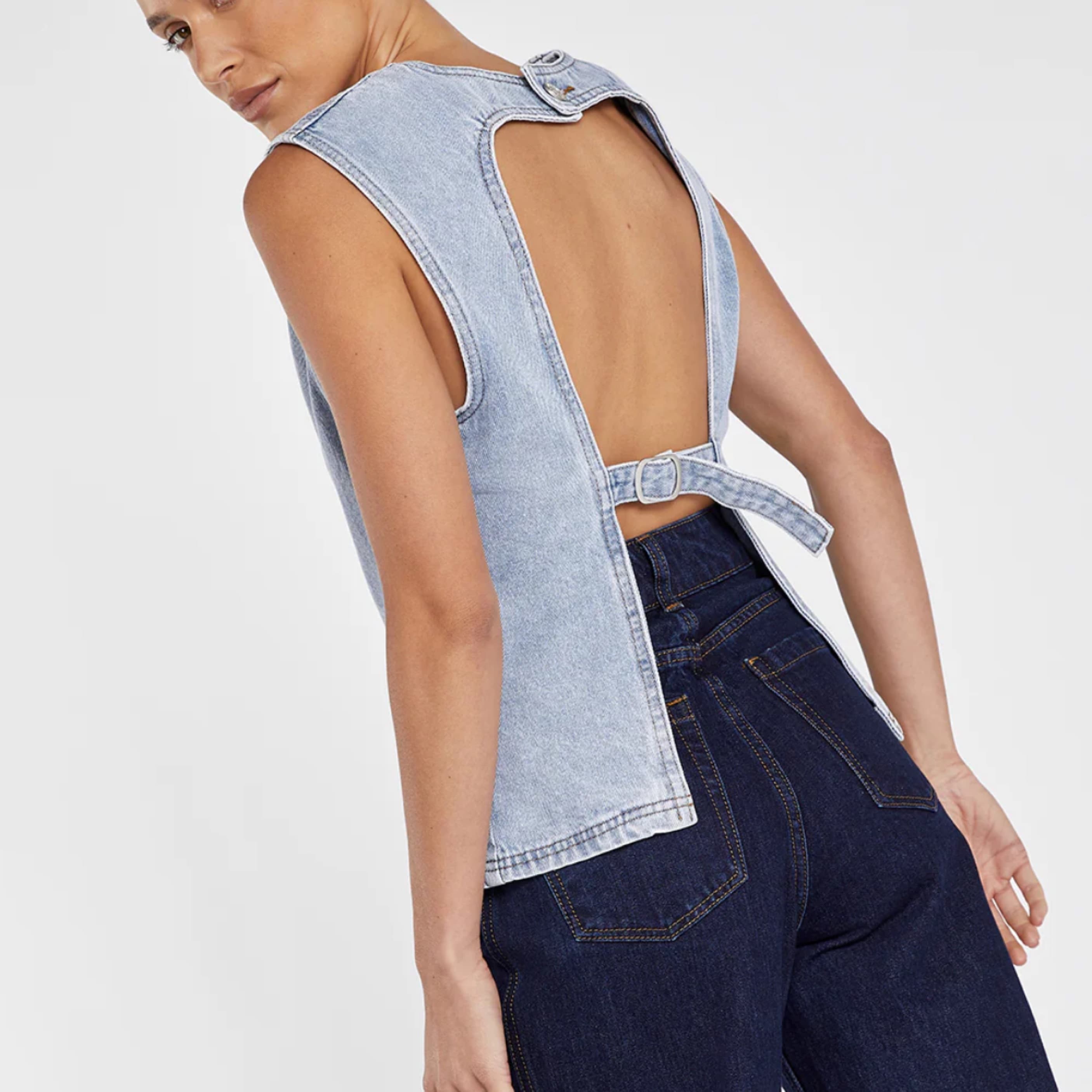 Dissh Otis Denim Top - Image 2