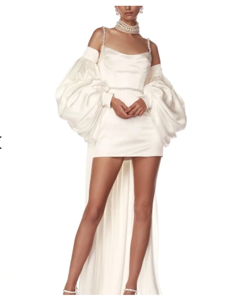 Bronx And Banco White Mini Dress  - Image 2