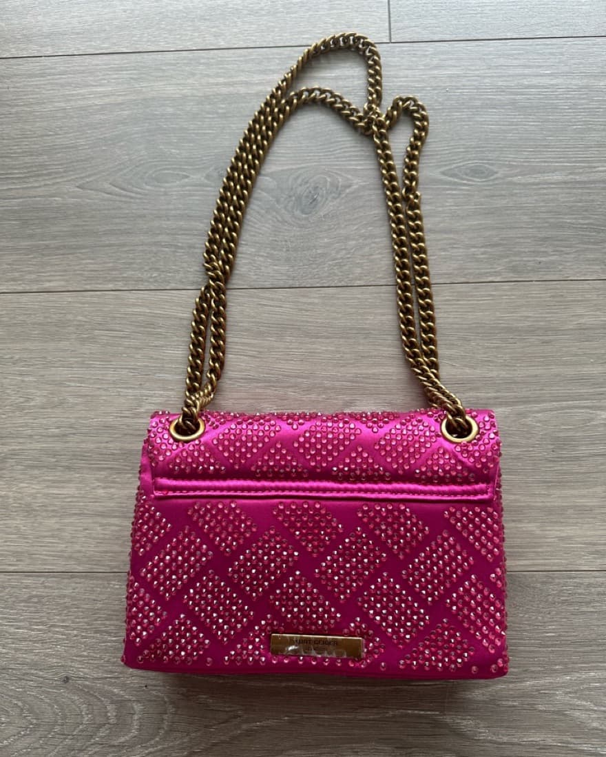 Kurt Geiger Pink Rhinestone Purse - Image 3