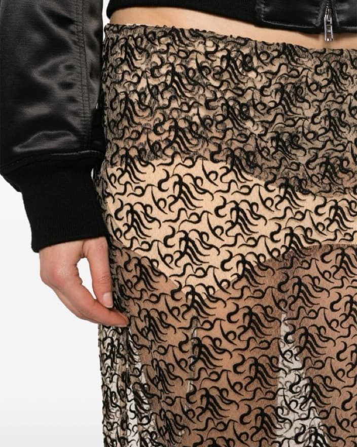 Attico Sheer Skirt - Image 4