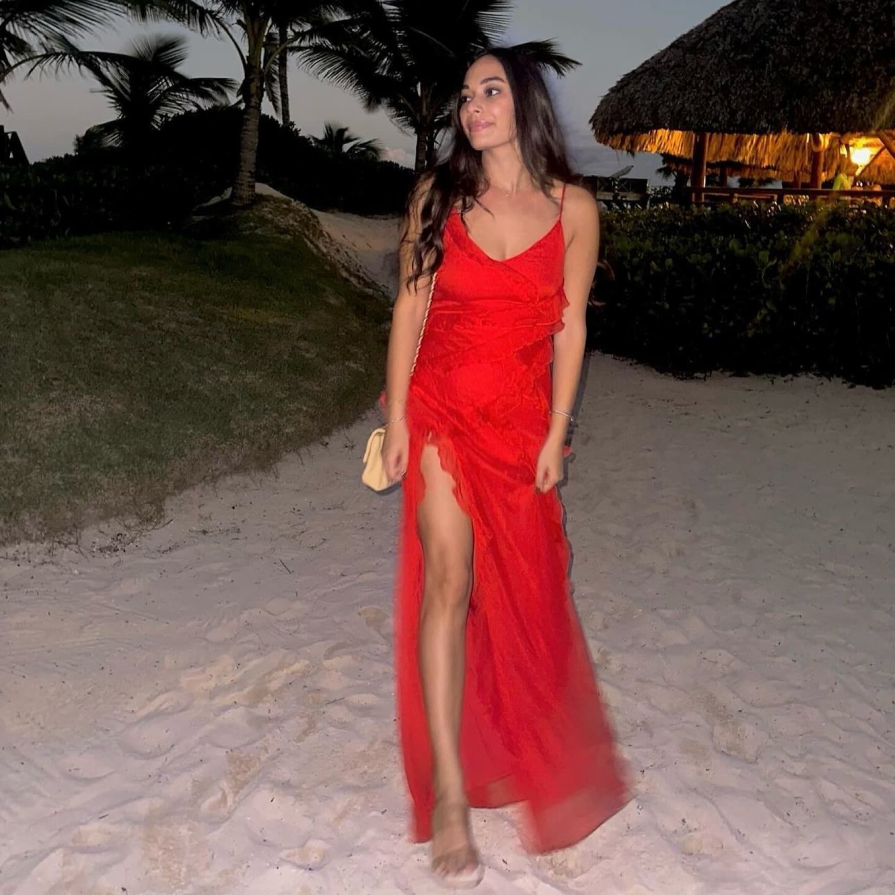 Red Lulus Vacation/Wedding Dress - Image 1