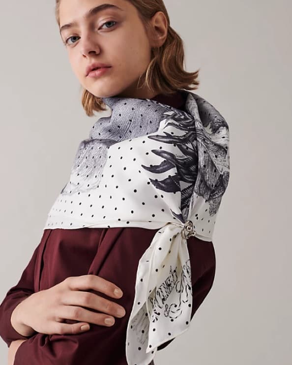 Hermès Silk Scarf 90 cm - Image 1