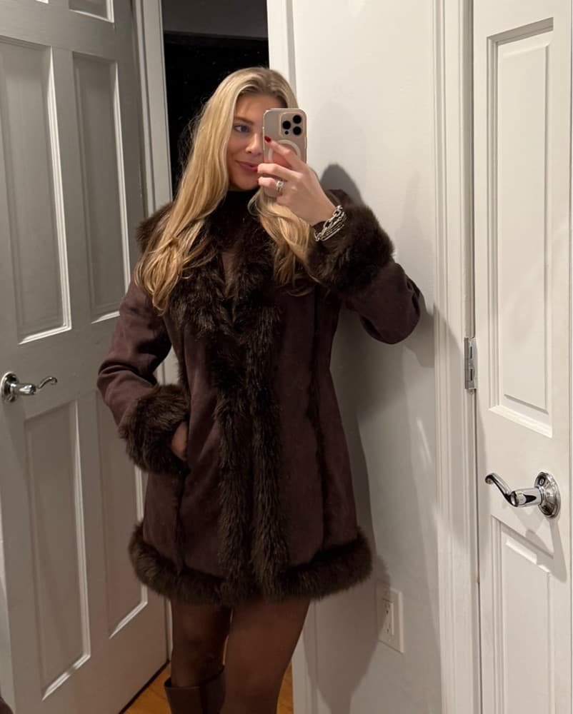 Brown Fur Coat  - Image 3