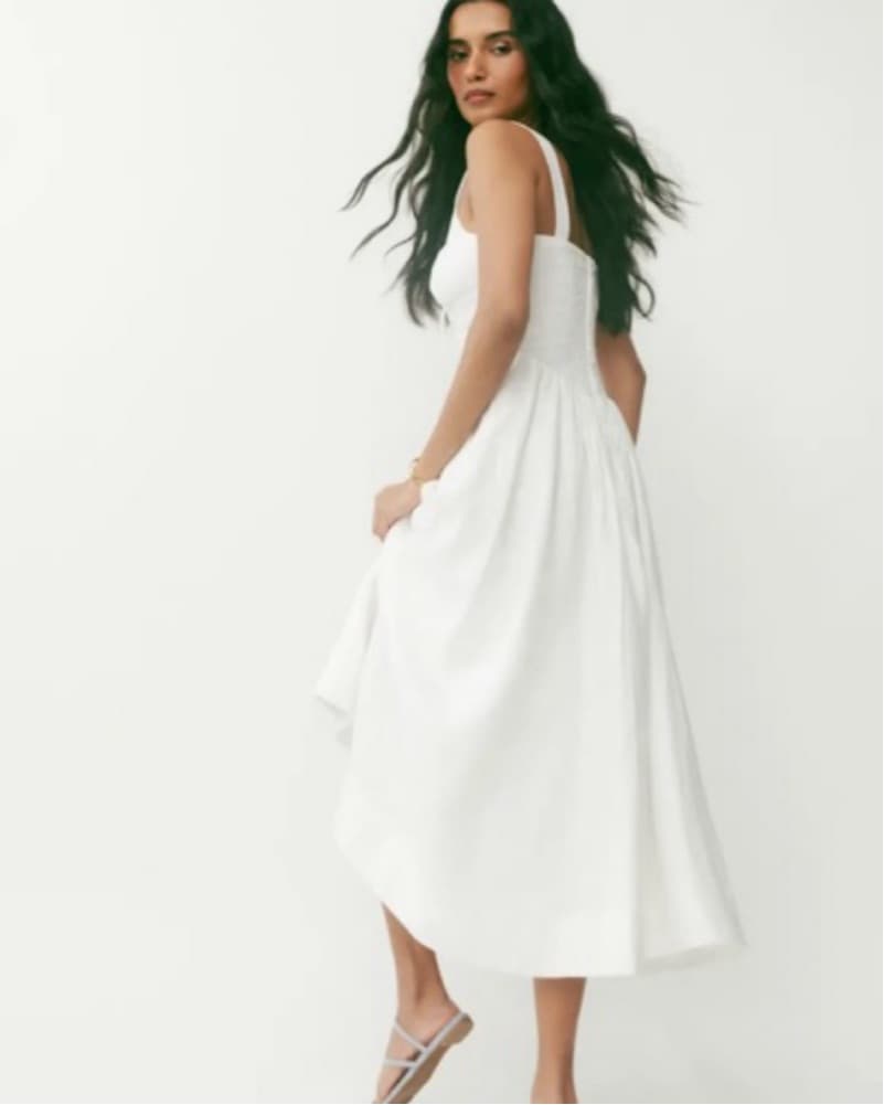 Reformation Dorsia Linen Dress - Image 2