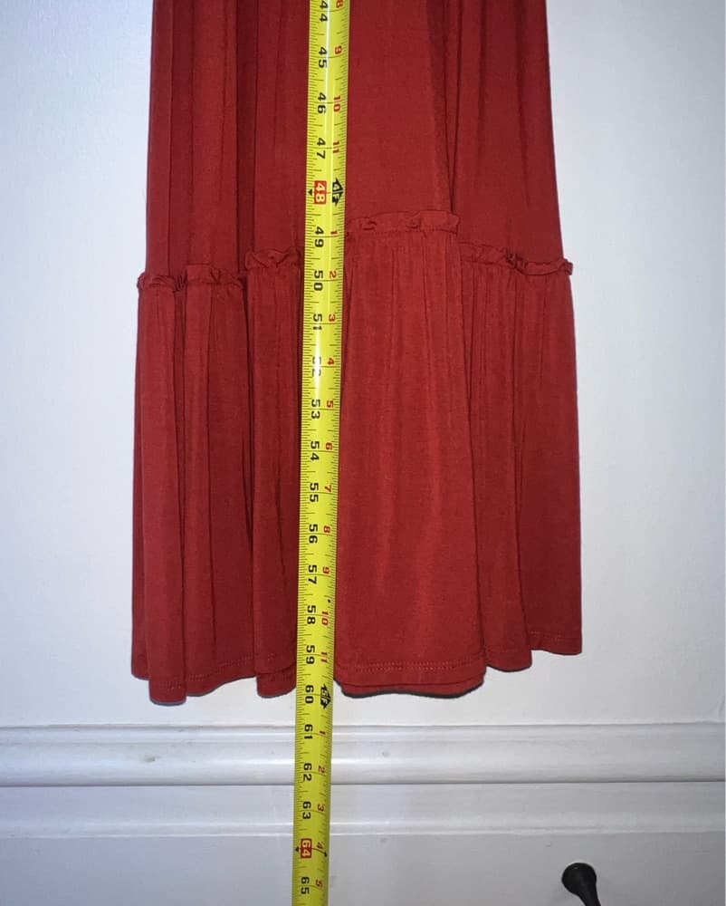 Elegant Red Maxi Dress - Image 6