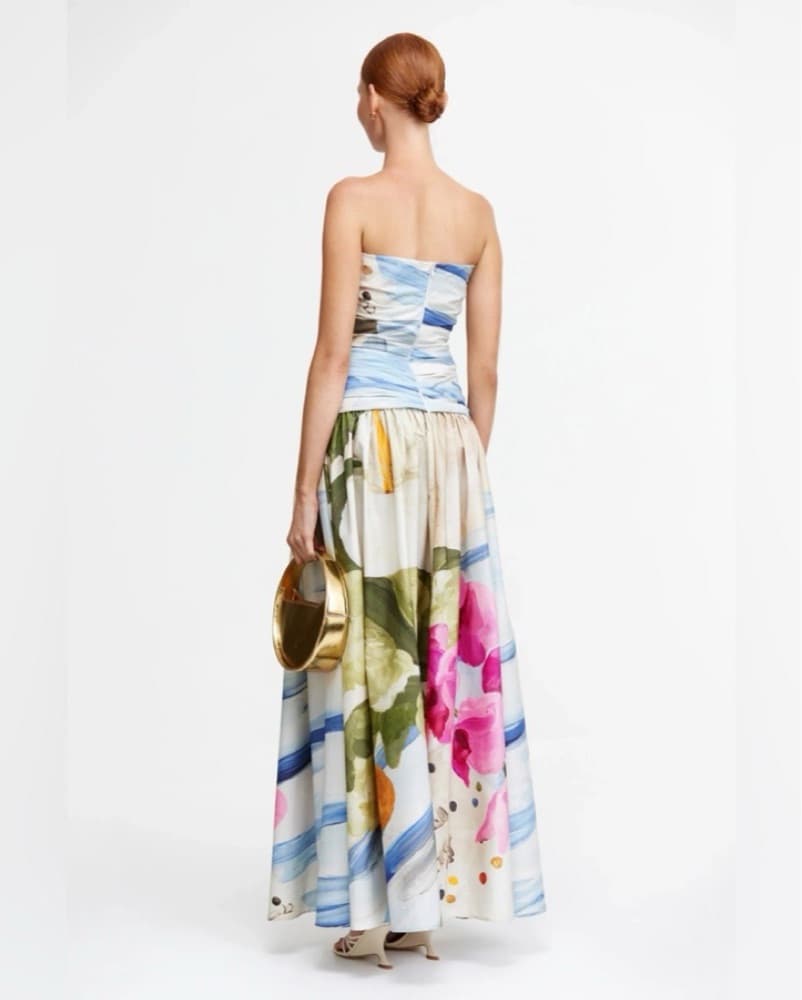 Acler Nershall Watercolor Maxi Dress  - Image 3
