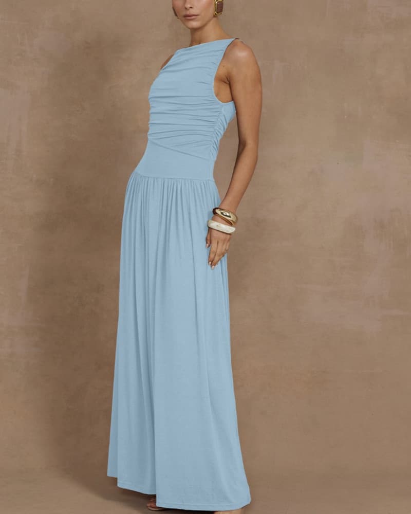 Runaway The Label Blue Maxi Dress - Image 2