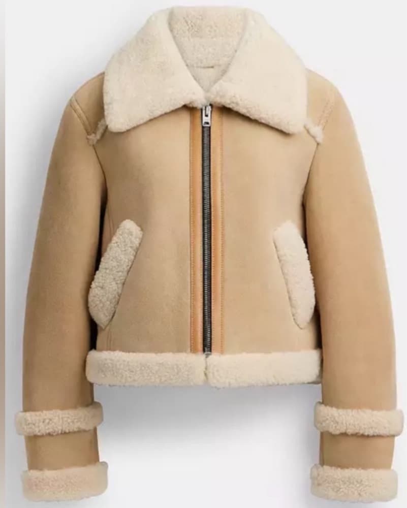 Coach Shearling Jacket - Image 1