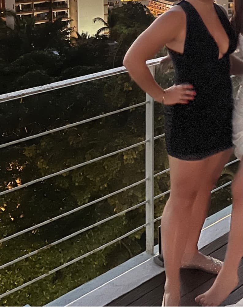 Oh Polly Black Sequined Mini Dress - Image 2