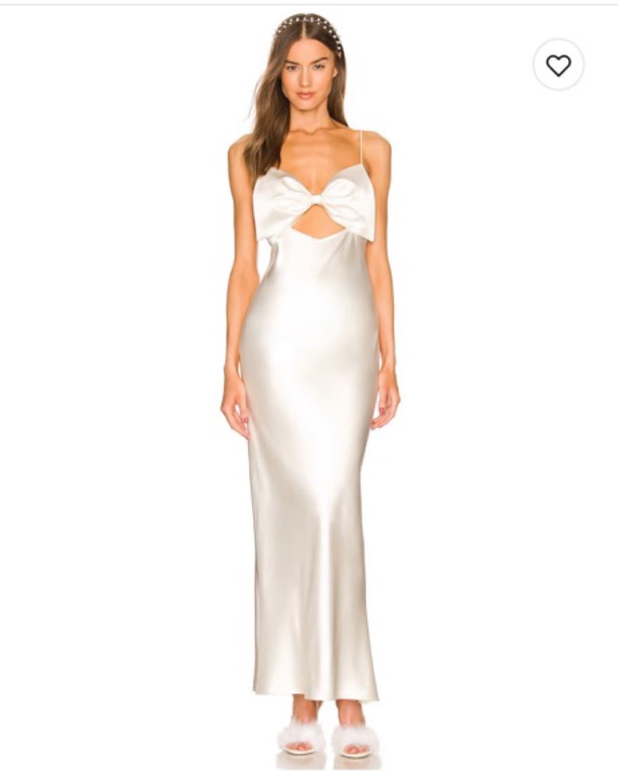 Bow Slip Dress Fleur du Mal - Image 4
