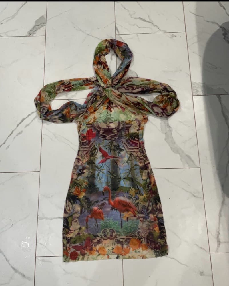 JPG Archive Tropical Floral Dress - Image 2