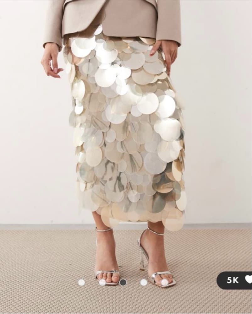 SOLD OUT Asos Sparkle Skirt - Image 3