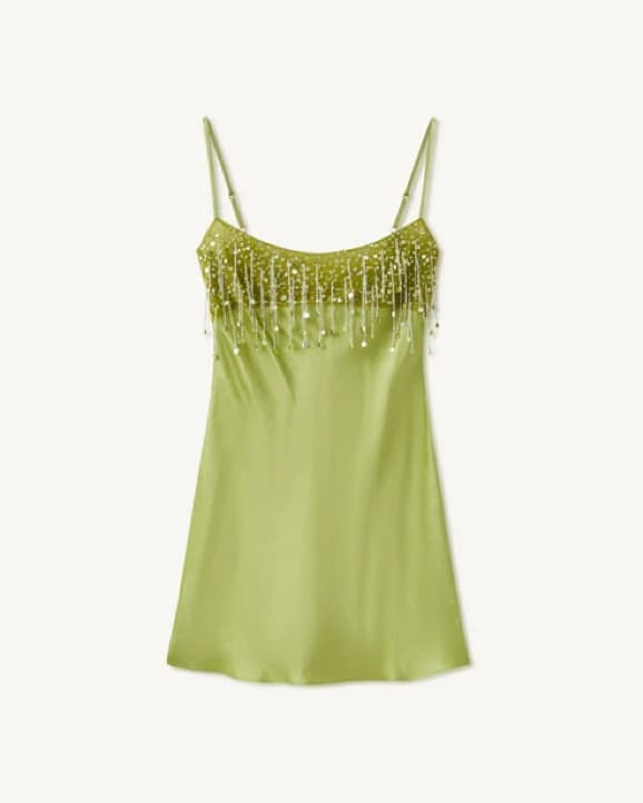 Asta Resort Yasmin Chartreuse Dress - Image 2