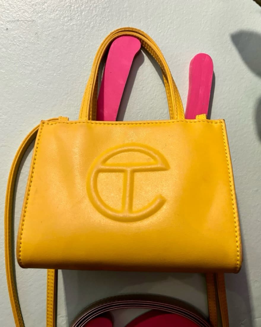 Telfar Shopping Bag - Yellow Small - Image 3