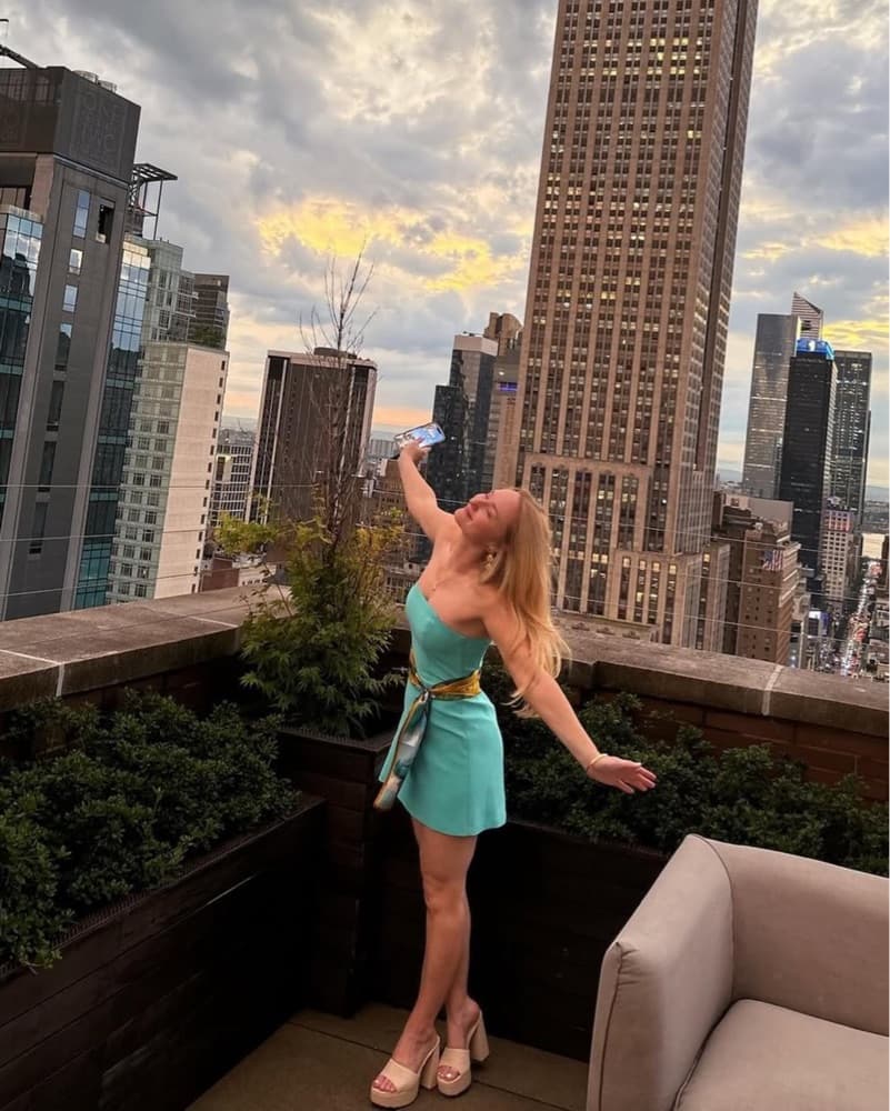 Amanda Uprichard Teal Fae Mini Dress - Image 3
