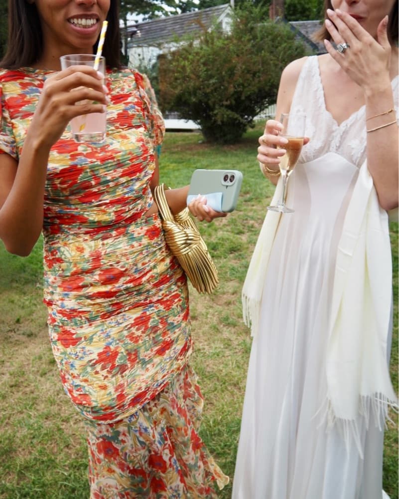 Floral Ruched Maxi Dress - Image 2