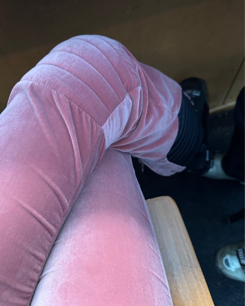 Moncler grenoble Pink Velvet Ski Pants - Image 3