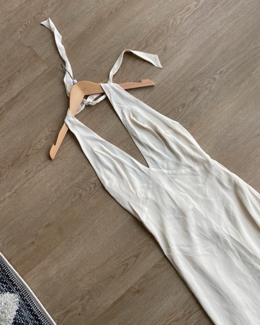 Reformation White Halter Size 4 - Image 1