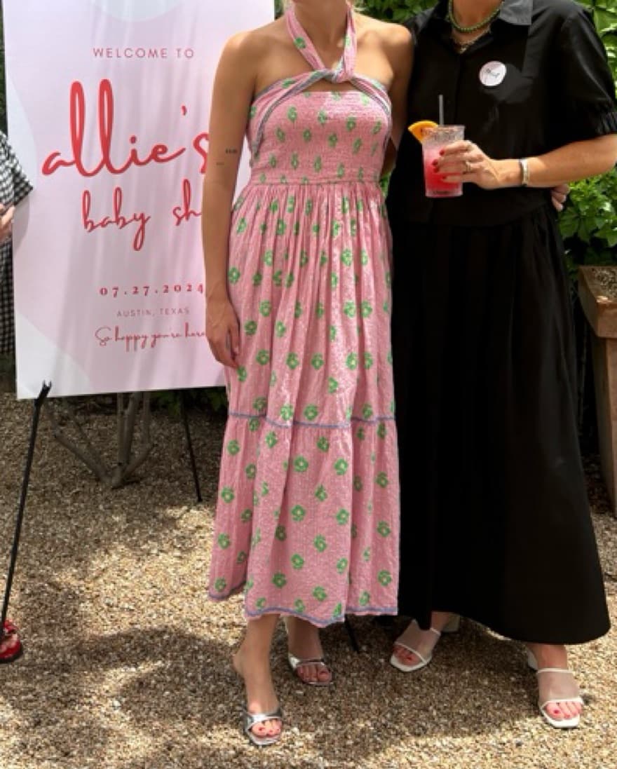 Pink Midi Dress - Image 2