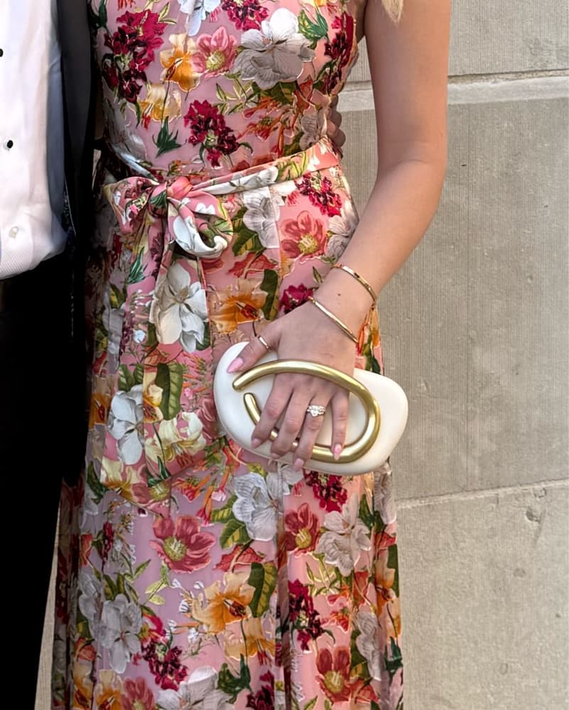 Gold Clasp Box Bag - Image 3
